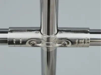 Khớp nối HJ-4 chữ thập lắp với ống phi 27